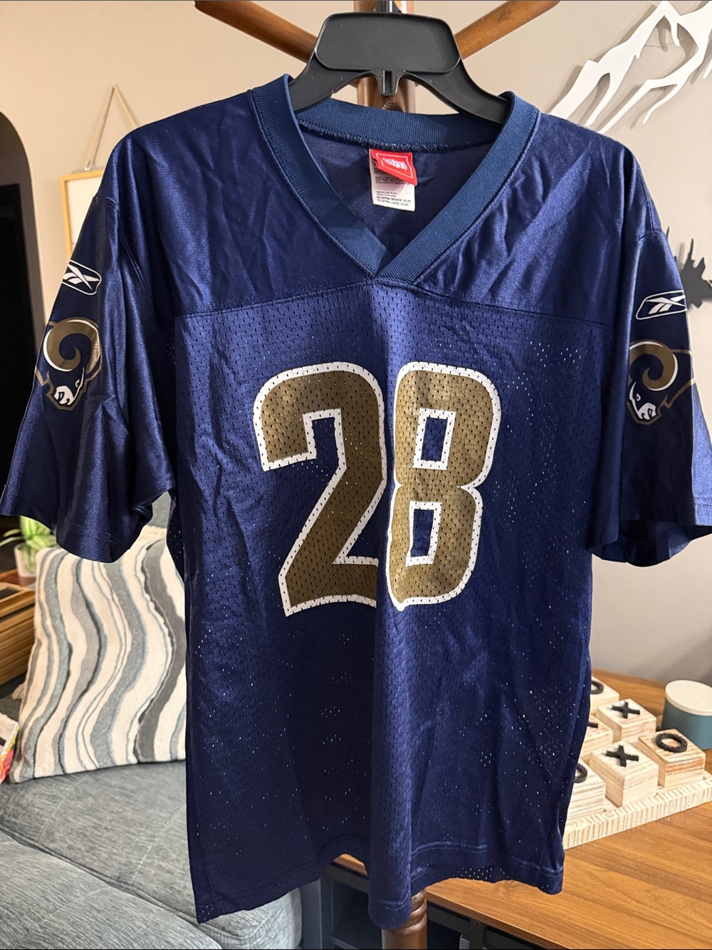 St. Louis Rams Vintage Reebok Jersey - Marshall Faulk